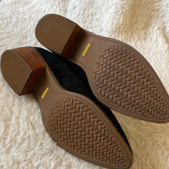 Cole haan Val perforated leather suede chelsea boots 7.5 - Picture 11 of 12